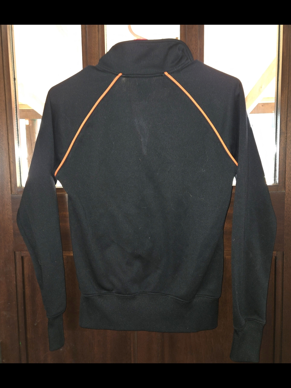 Nike Black Jacket with Orange Trim and O's Logo - Picture 9 of 9